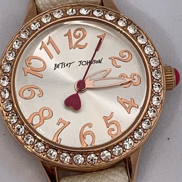 Betsy Johnson Crystal Watch ? Betsey Johnson Watch Rose Gold Tone Women main image 4